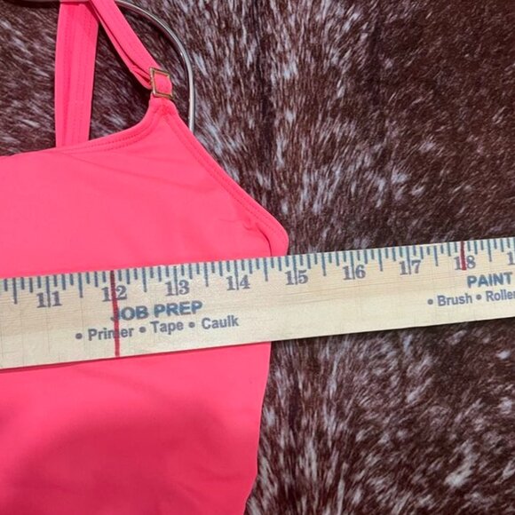 La Blanca Island Goddess Lingerie One-Piece Swimsuit Guava Pink 10 (M/L Est.) - Picture 6 of 10